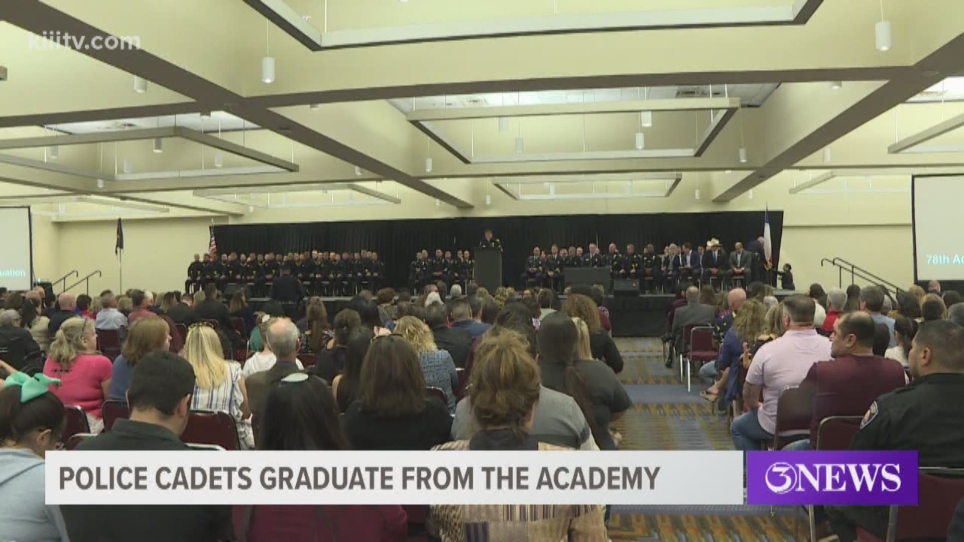 The Corpus Christi Police Department welcomed new police officers who are about to hit the streets.