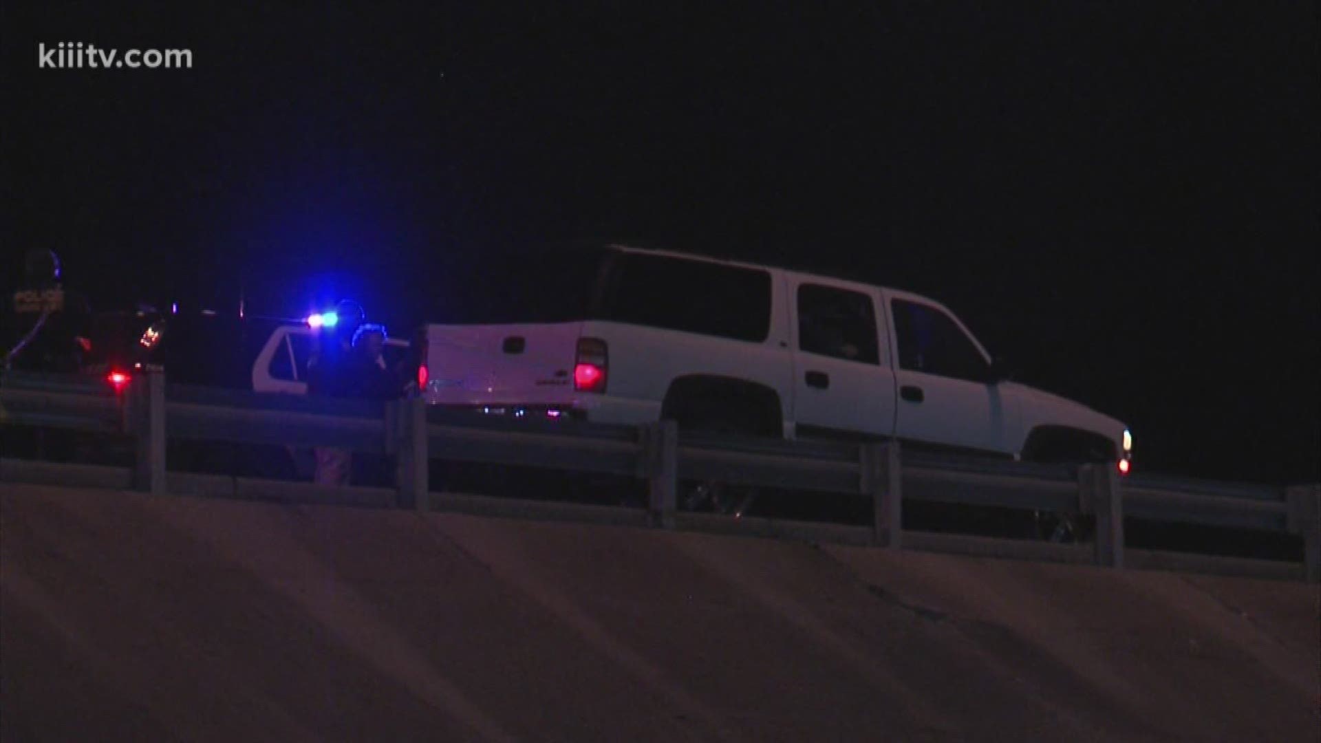 Police responded to the scene just after 2:30 a.m. to find a white SUV on the highway that had numerous bullet holes.