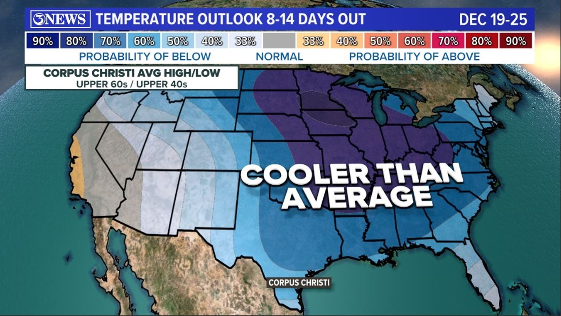 Christmas forecast trending cooler in Corpus Christi | kiiitv.com image.
