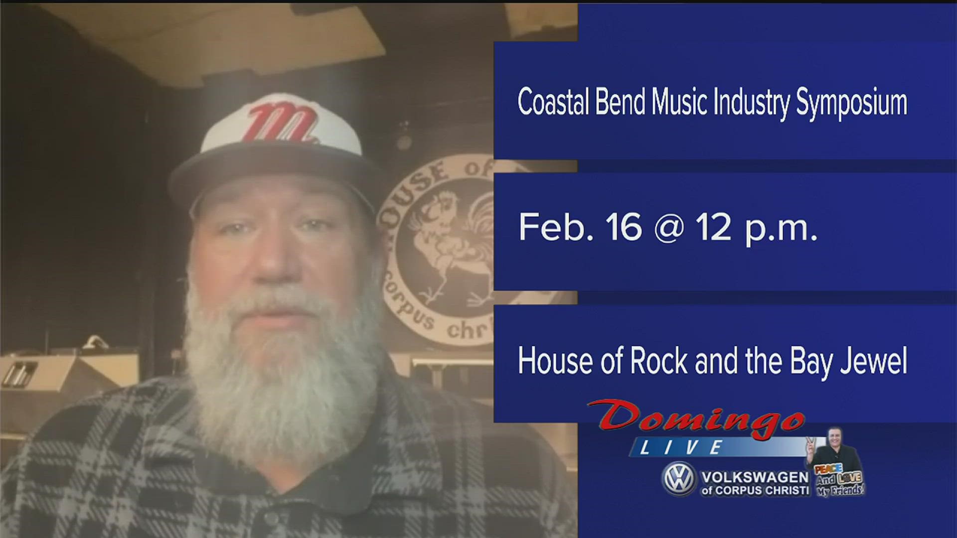 House of Rock owner Casey Lain joined us live to invite music professionals across South Texas to the first Coastal Bend Music Industry Symposium.