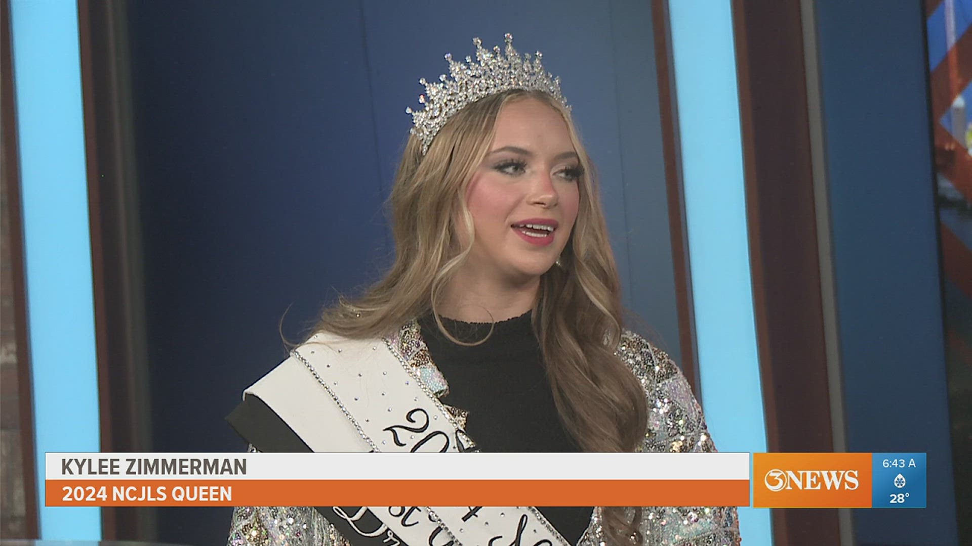 Kylee Zimmerman, the new Queen, and Emma Campbell, runner-up joined First Edition to explain their new roles helping out the livestock show.