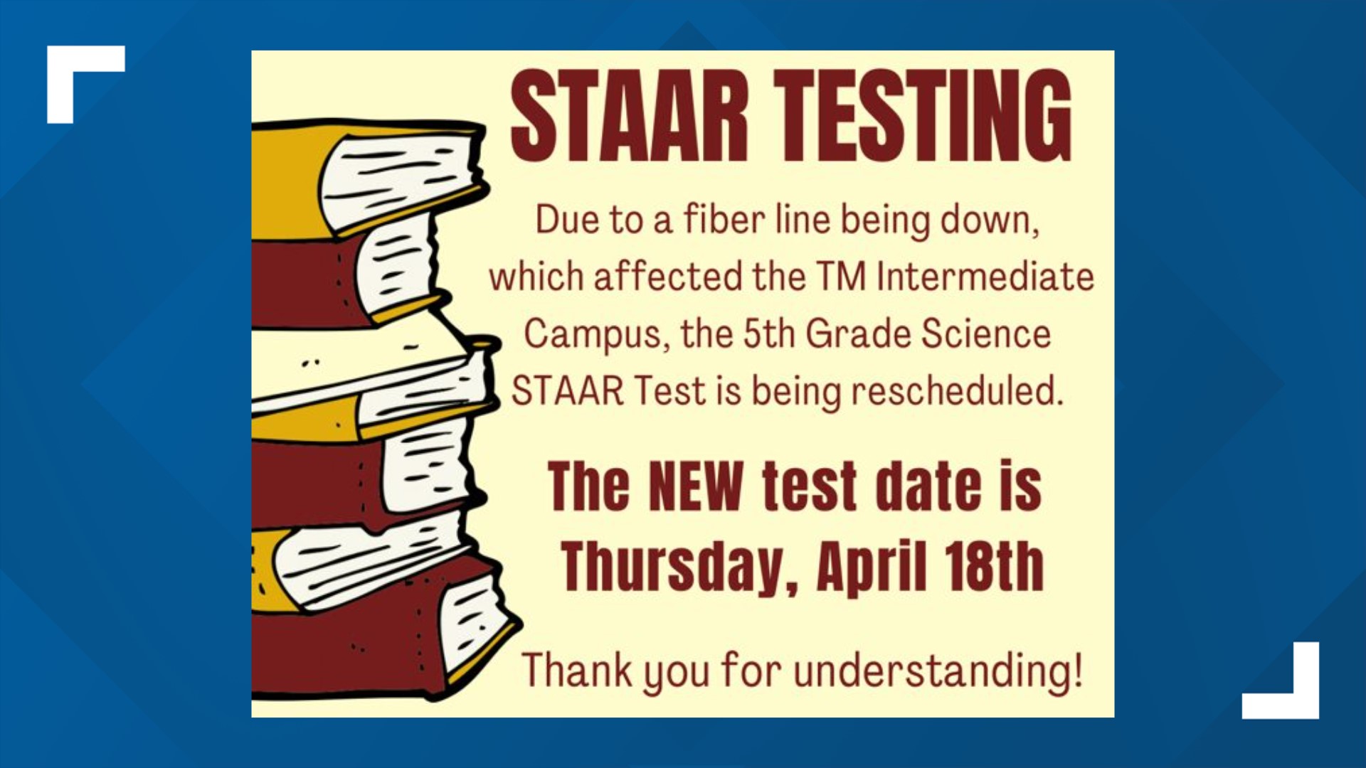 Staar Test Pushed Back At T Misd Campus For Internet Outage