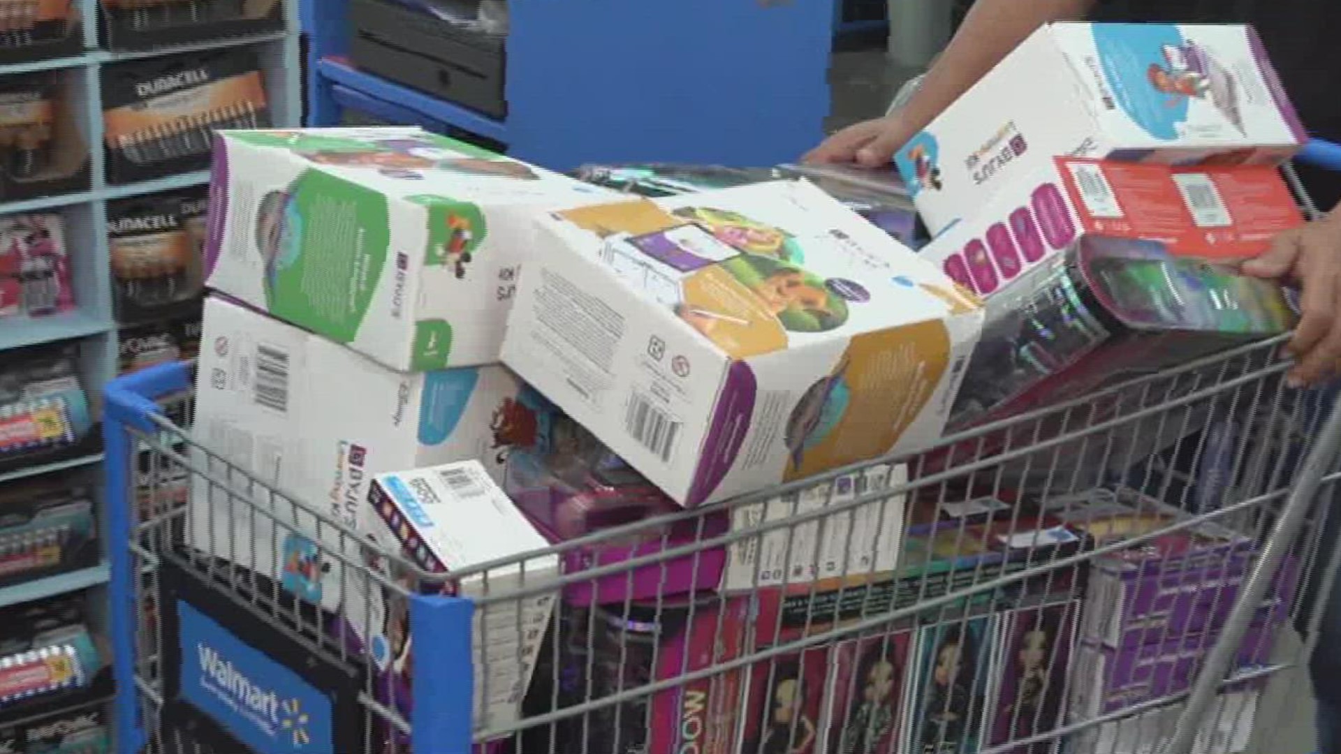 Duval County Sheriff Romeo Ramirez was out shopping for those toys Monday.