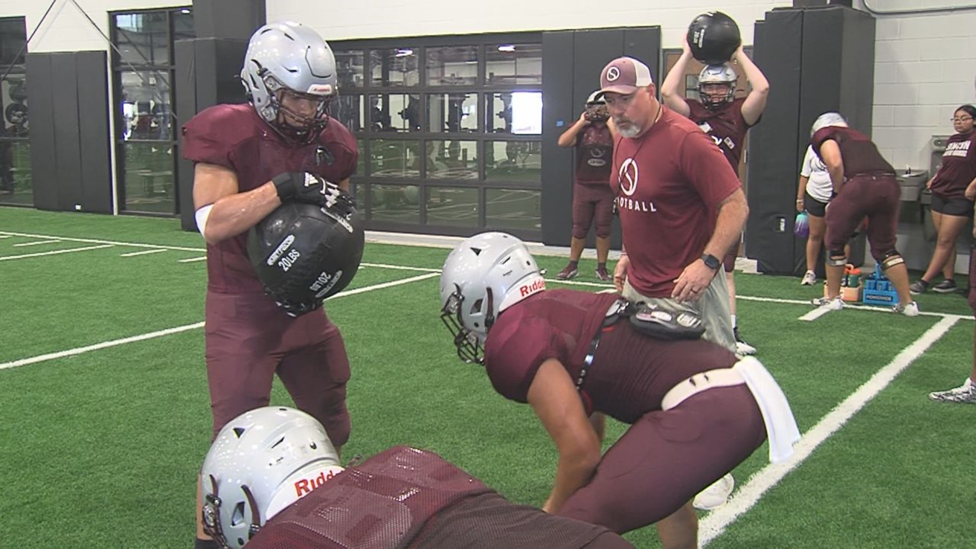 Check out the raw footage from Sinton's preseason practice Tuesday afternoon!