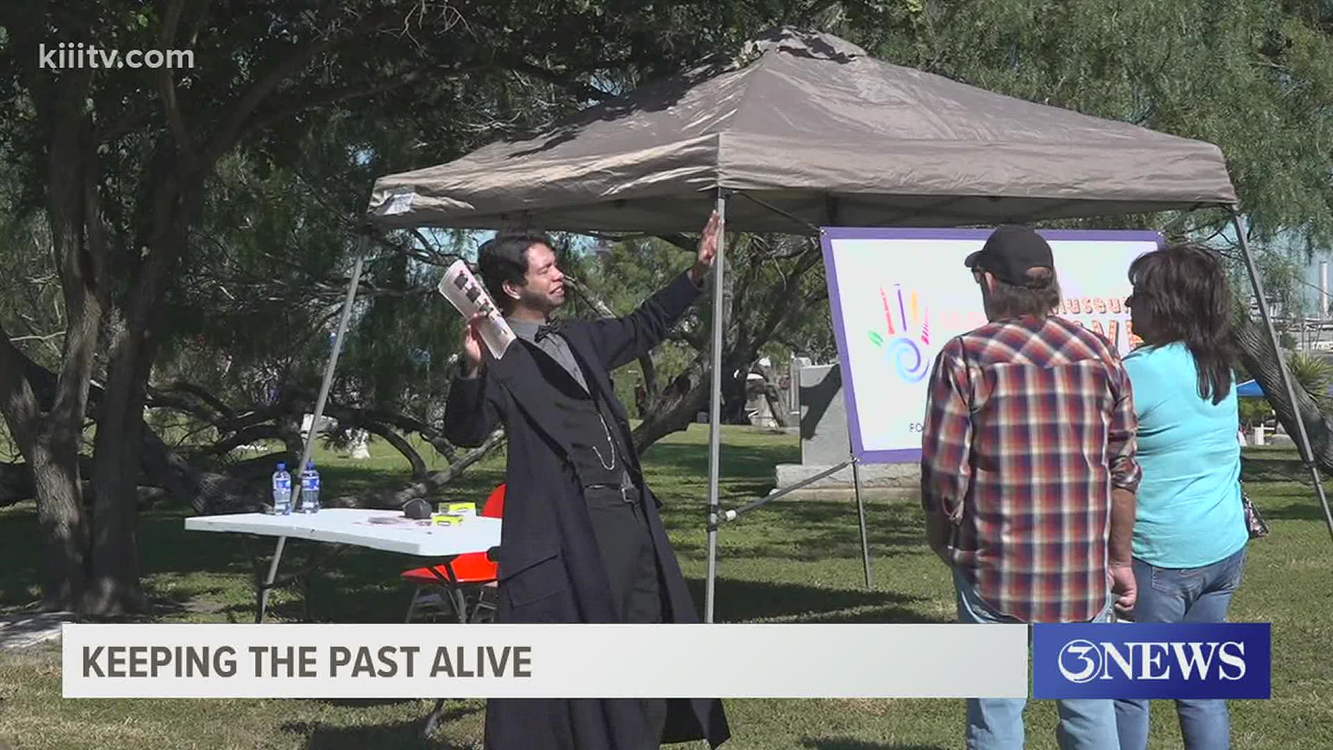 The event was held from the oldest federal military cemetery in Texas.