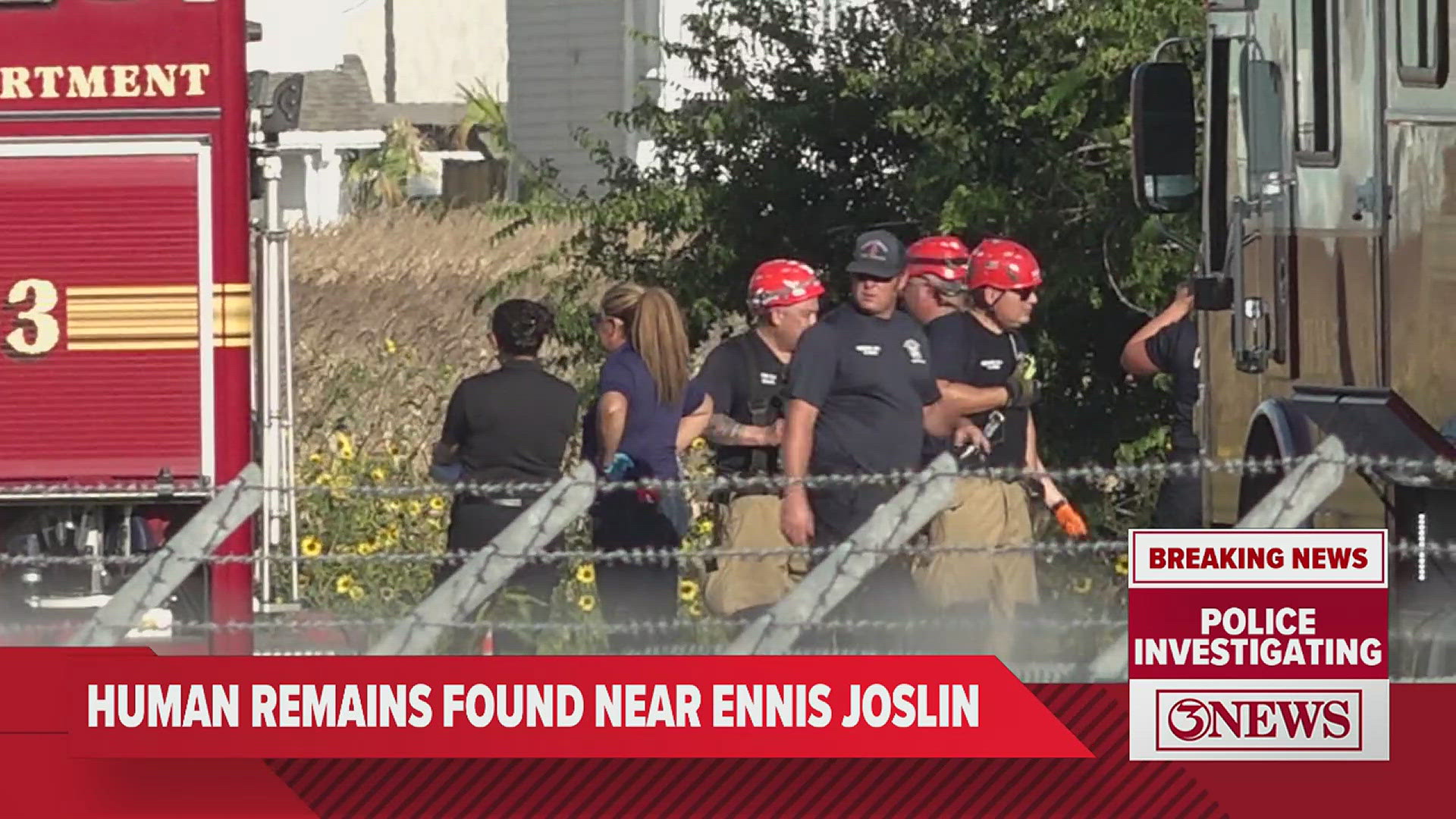 There's no evidence at this time that these human remains are in any way connected to the disappearance of Caleb Harris.