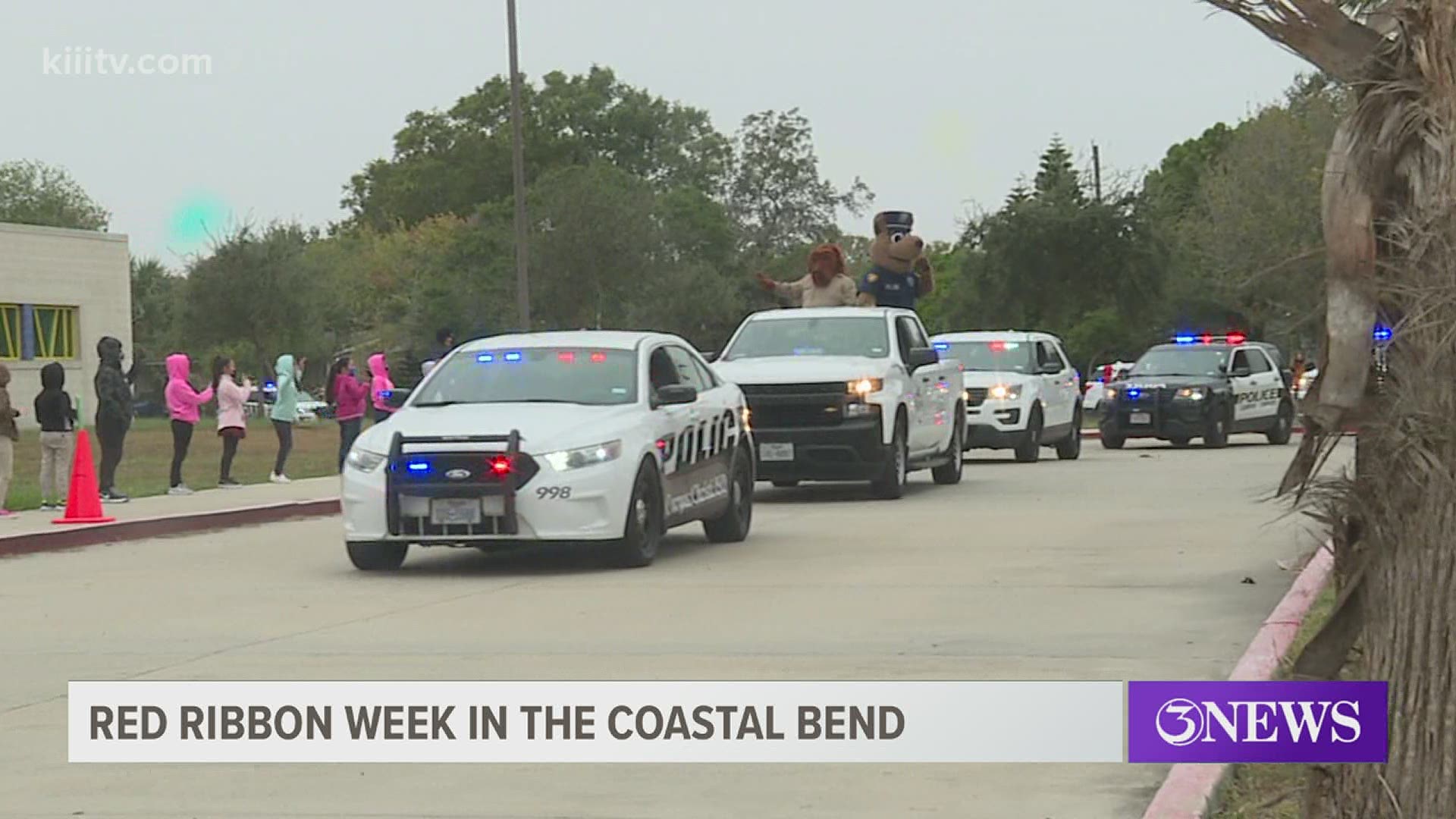 You may have seen lines of police cars around your child's elementary school. Parades will continue throughout the week at several elementary schools.