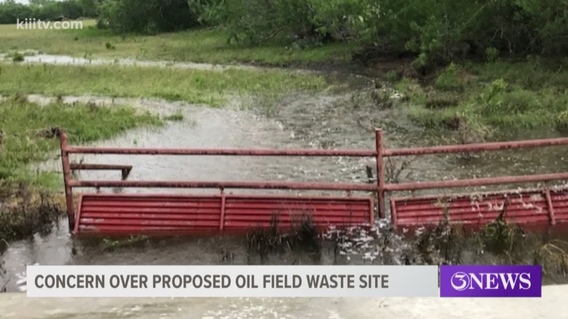 Some Coastal Bend residents are concerned that the Nueces River watershed system could end up contaminated by a proposed oilfield waste business.