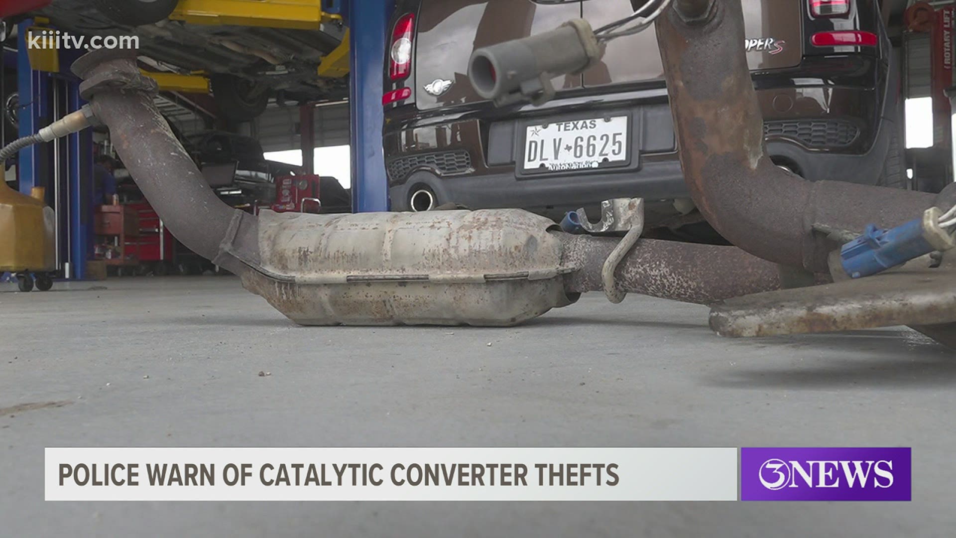 Robstown police said several vehicles were robbed of catalytic converters from vehicles at an apartment complex-over the weekend