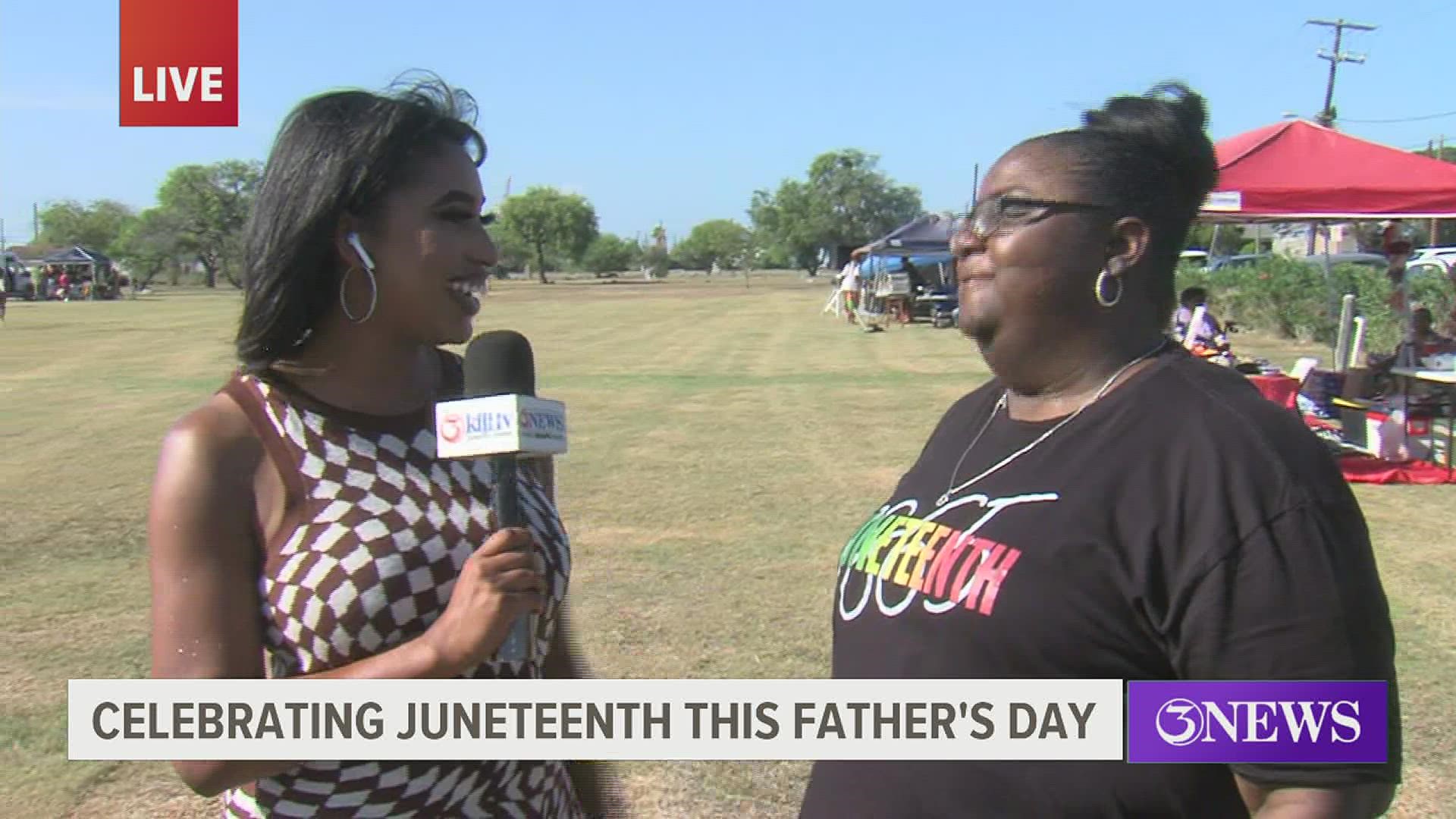 Simone Simpson joined the festival and spoke to Simone Sanders with the Texas Association of Black Personnel in Higher Education about what the event means to her.