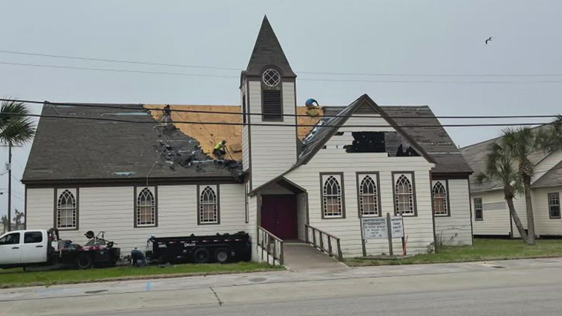 FEMA offered to rebuild the structure rather than repair the extensive damage caused by Harvey.