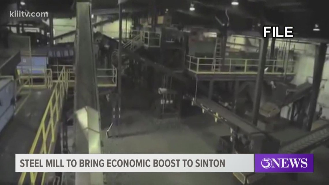 Sinton, Texas, leaders excited over Steel Dynamics project