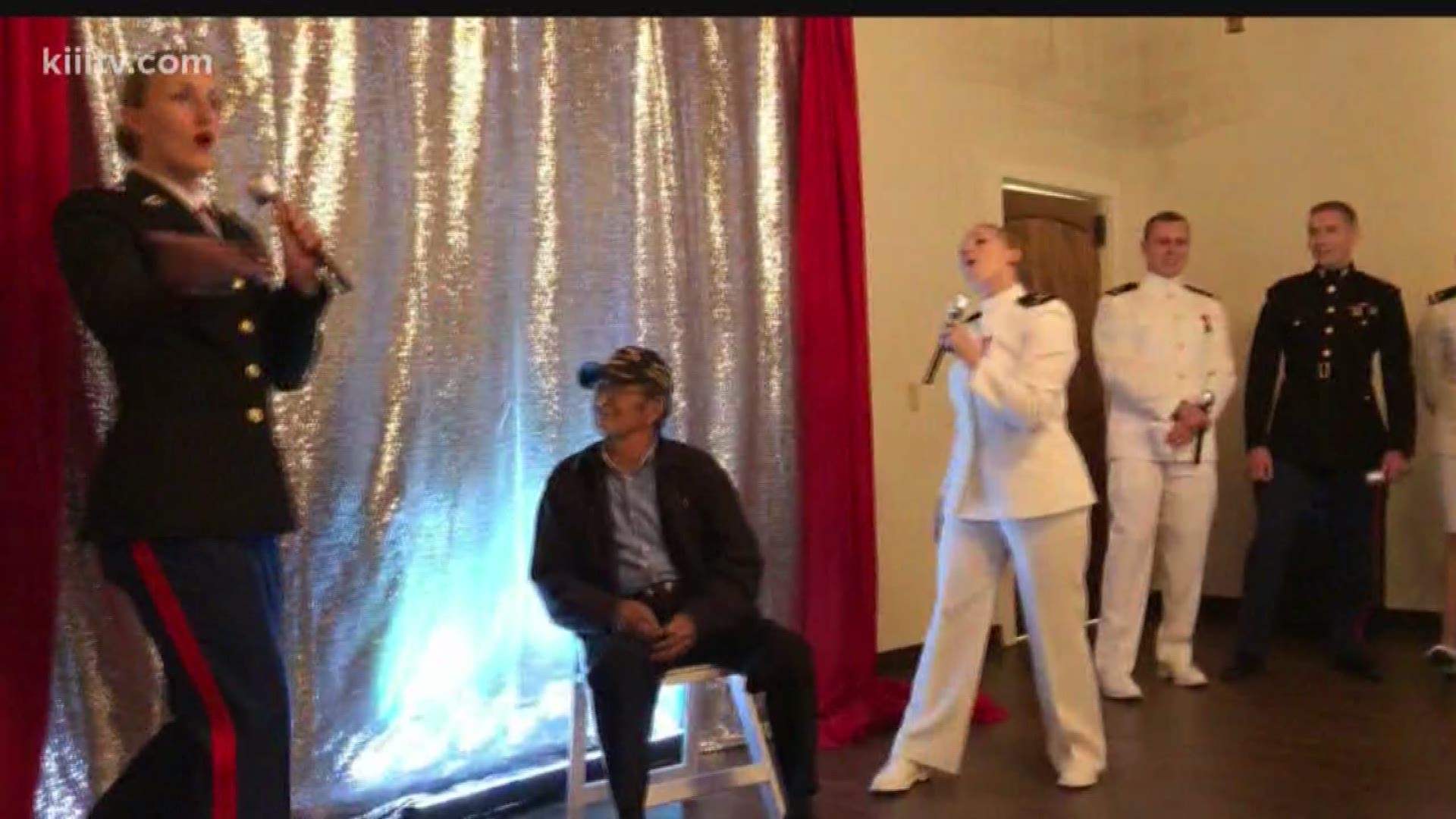 Toys for Tots break record during lip sync battle.