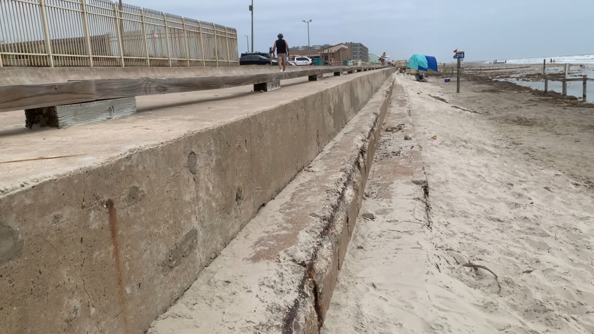 The seawall on the island is in need of millions of dollars' worth of renovation work and the city has the money to start if the owners agree to let them.