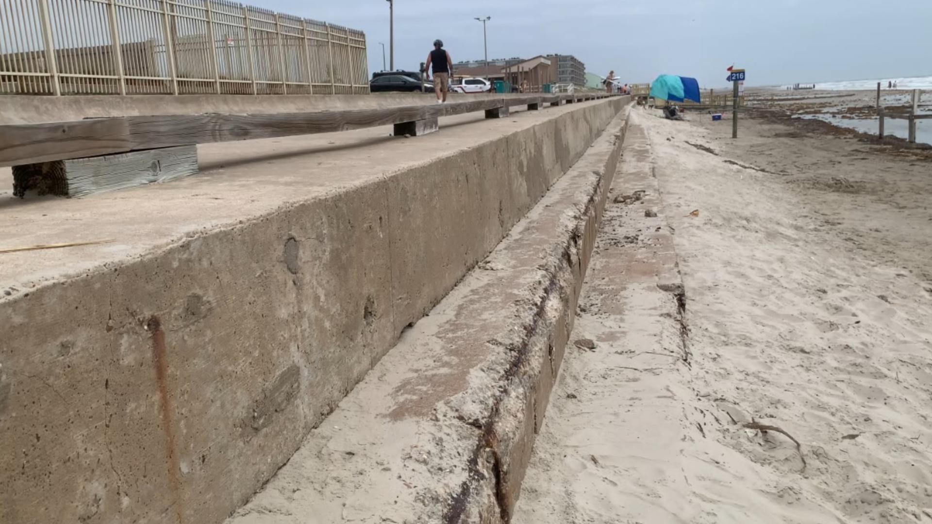 The seawall on the island is in need of millions of dollars worth of renovation work and the city has the money to start if the owners agree to let them.