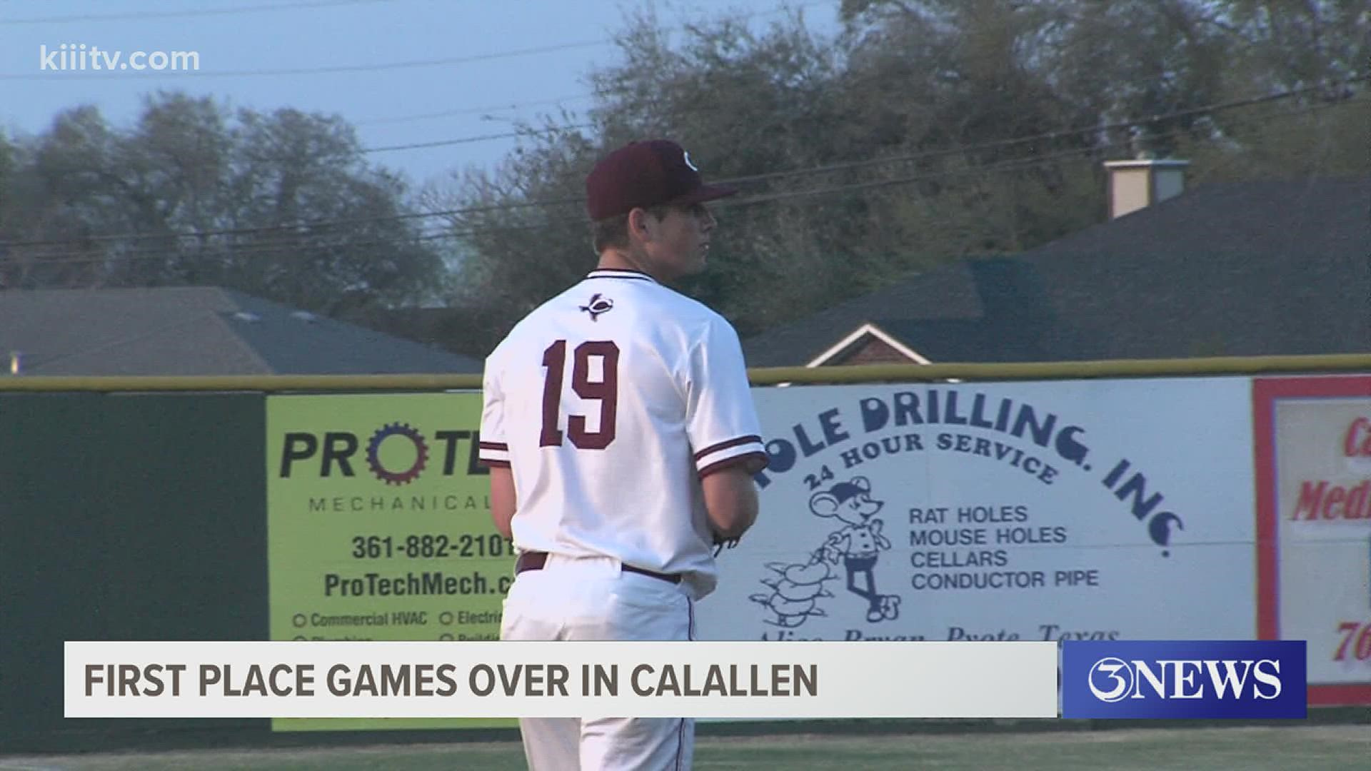 Calallen baseball and softball both get first place wins over Alice