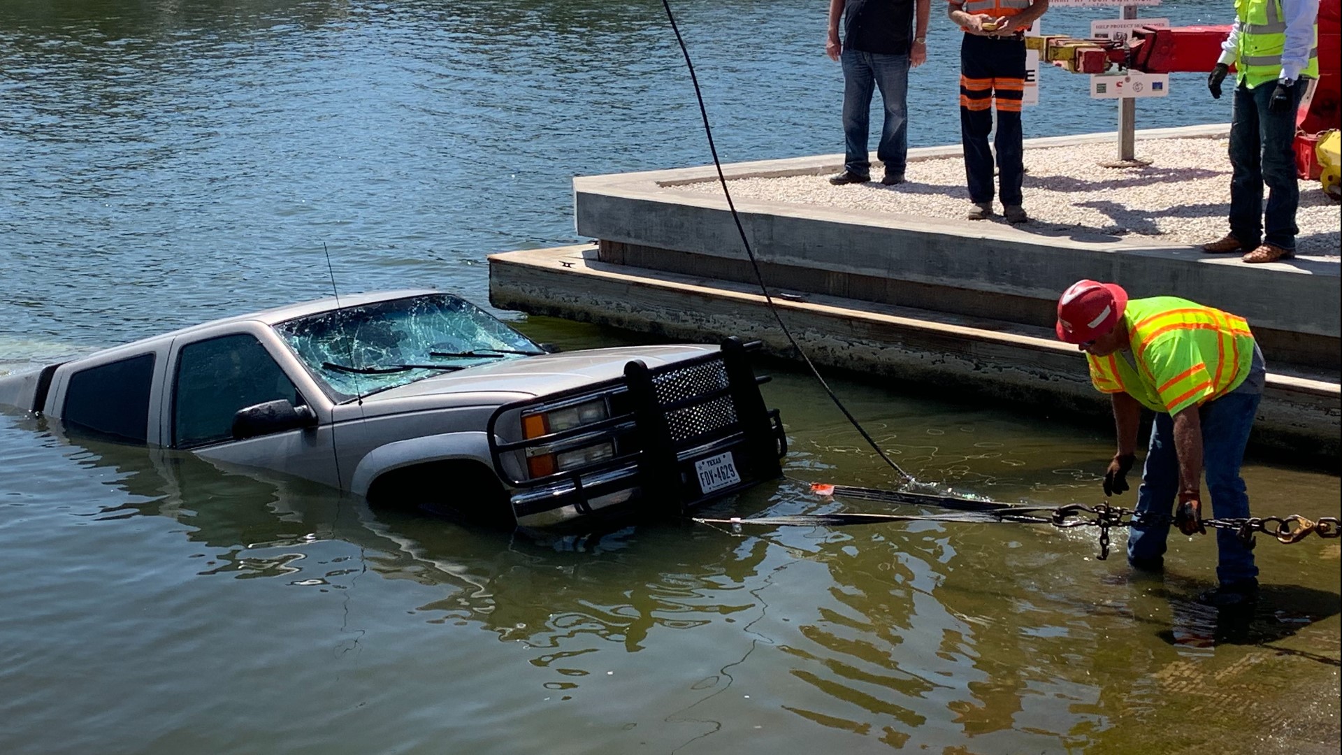 Two kids rescued from truck being dragged into water at Padre Island ...