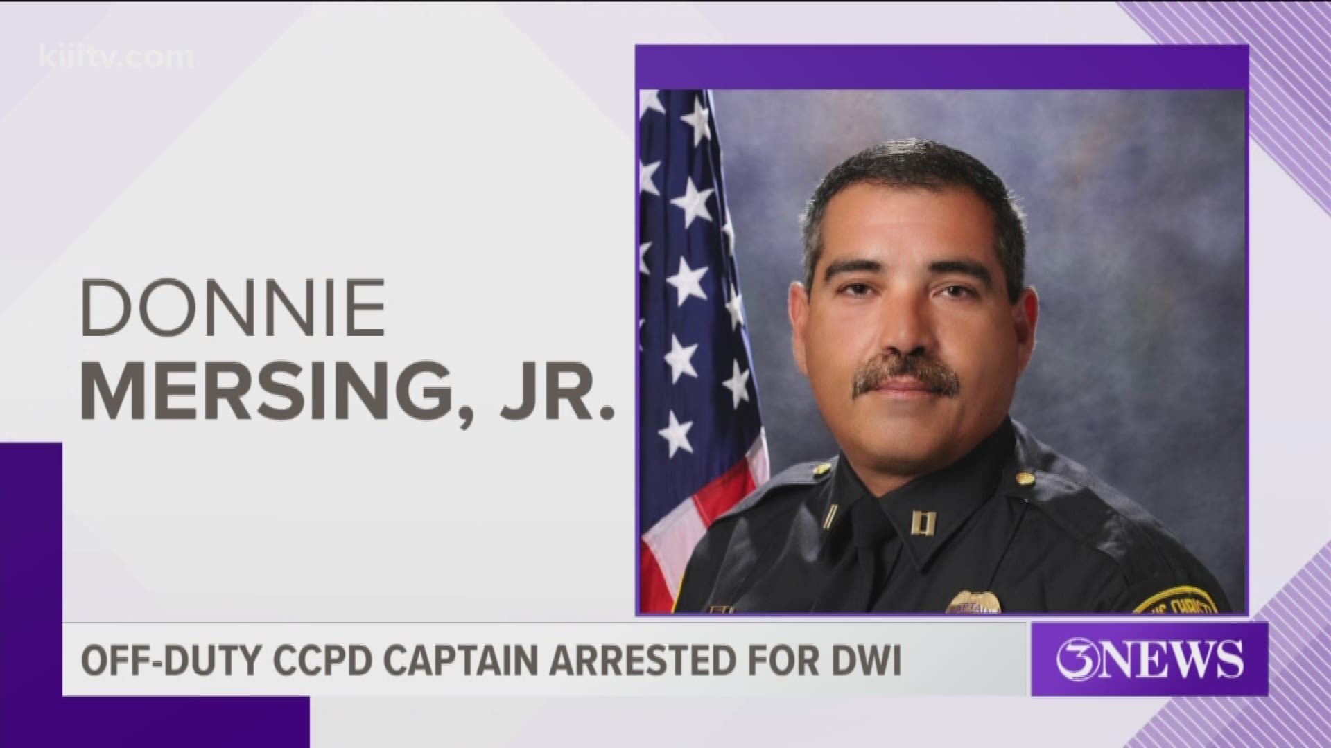 A Corpus Christi police captain was arrested early Saturday morning for driving while intoxicated after reportedly falling asleep in between windows at a Whatburger