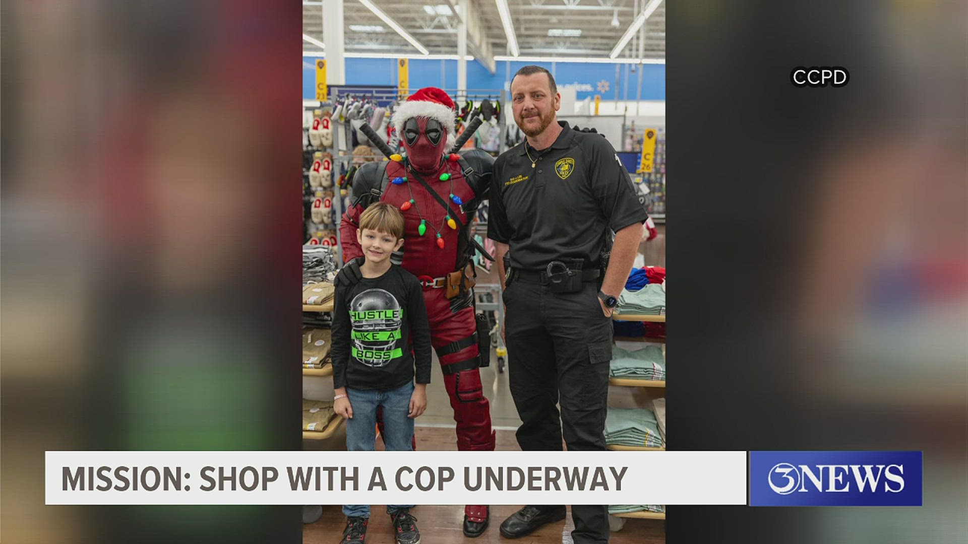 CCPD said today was the first day of Shop with a Cop in the area and they are excited to meet with other students in the area over the next couple of weeks.