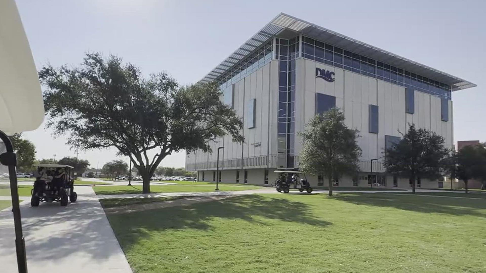 The Memorial Building and library are scheduled to open in January.