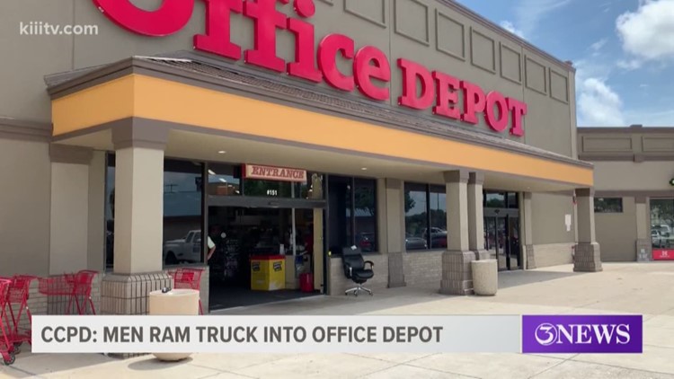 Suspects use stolen truck to burglarize Office Depot 