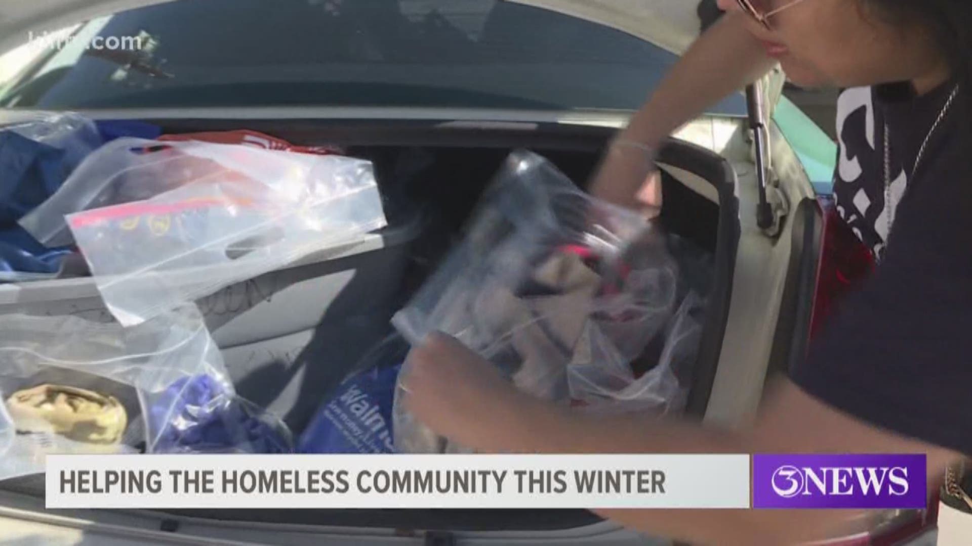 Christian Brothers Automotive and Chicas for Christ Outreach teamed up to collect winter clothing and blankets to hand out the homeless community on Tuesday.