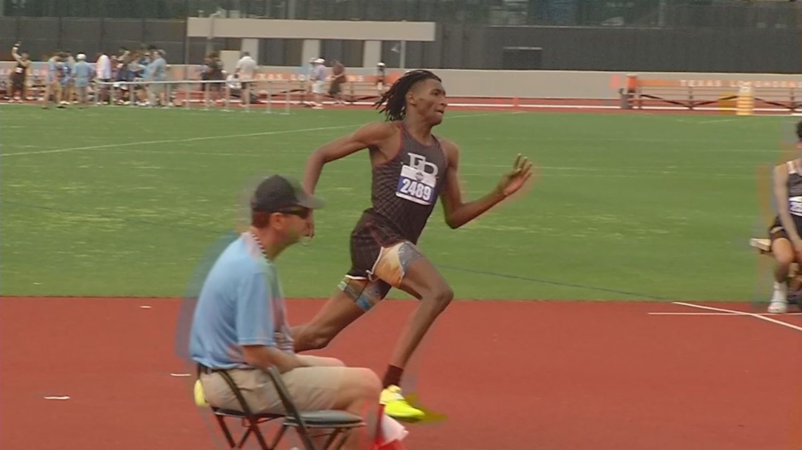 Flour Bluff's Jennings sets 5A state high jump record
