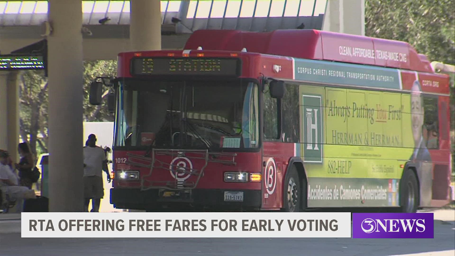 If residents plan on heading to the polls the RTA will give them a ride no questions asked.