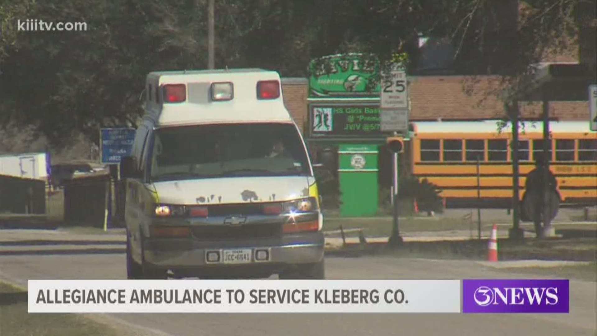 Allegiance ambulance service headed to Kleberg County | kiiitv.com