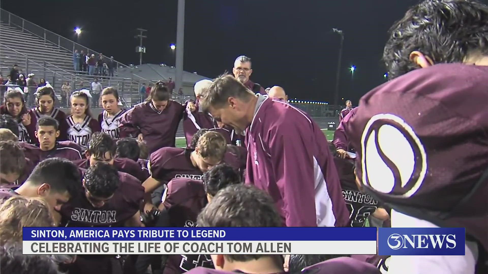 Friends to family. Coach Allen changed the lives of many.