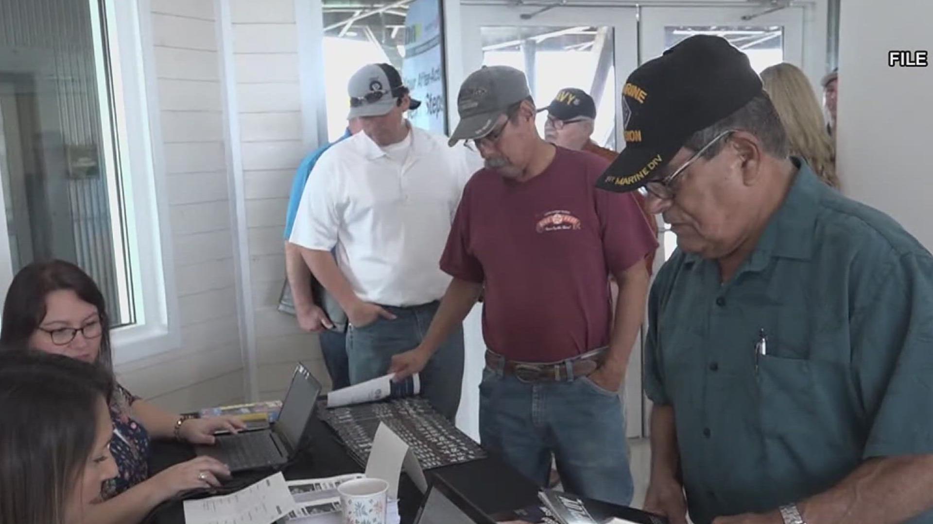 Veterans can head to the American Bank Center at 9 a.m. to check out this career fair before the event opens to the public from 10 a.m.-2 p.m.