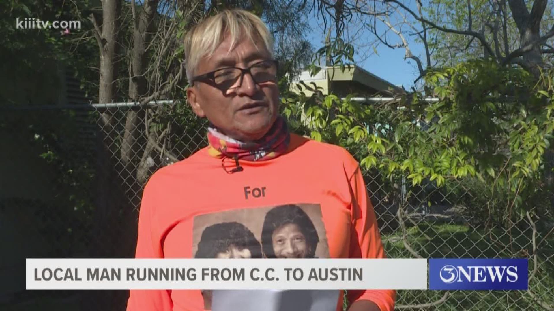 After losing his brother and sister in 2018, the runner has made it his mission to honor their memories by donating money to a foundation in Austin and running a lot