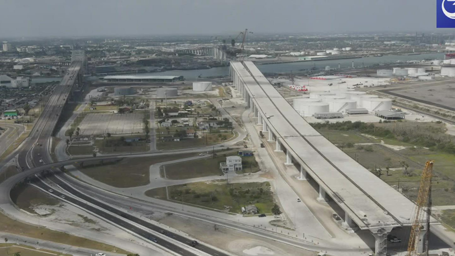 Corpus Christi Mayor Paulette Guajardo met with Nueces County congressional delegation Thursday afternoon to discuss the stoppage of the Harbor Bridge Project.