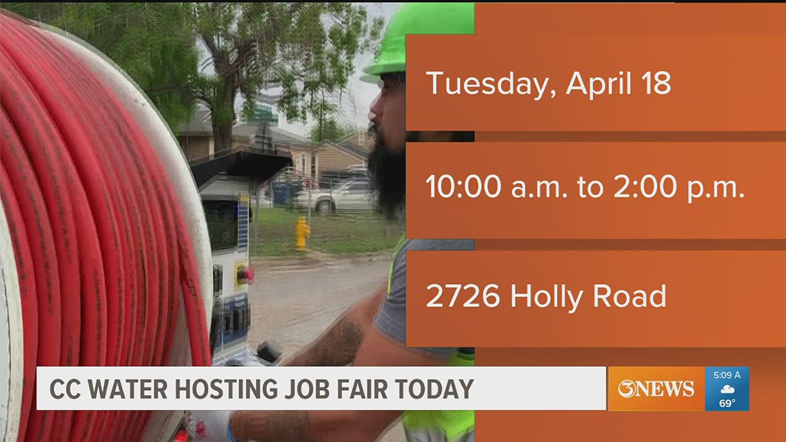 Corpus Christi Water hosting job fair Tuesday