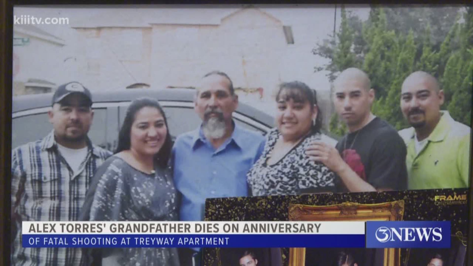 A Corpus Christi man has passed away after dealing with the loss of his grandson, Alex Torres,  five years ago, because of a shooting.