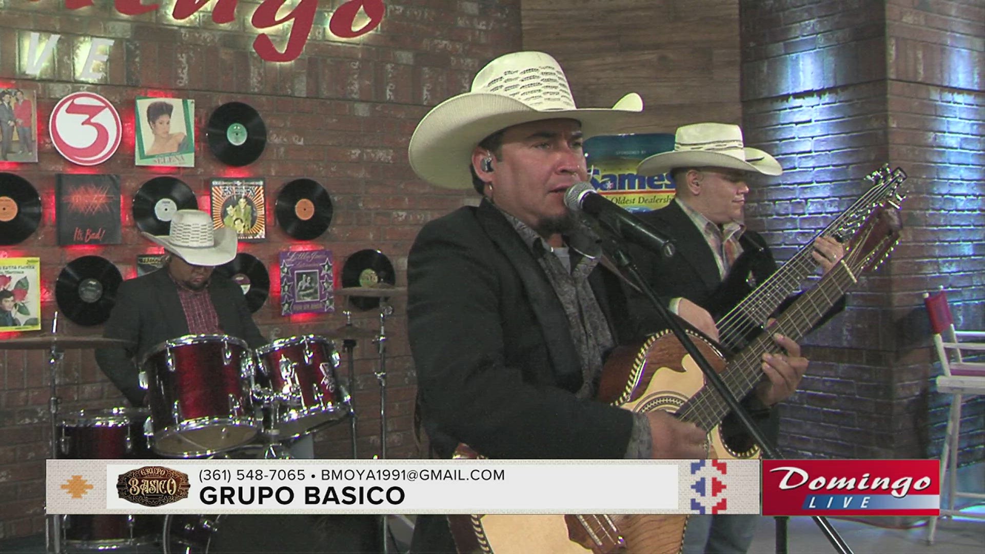 Corpus Christi's own Grupo Basico joined us on Domingo Live to perform their original song "No Siento Igual."