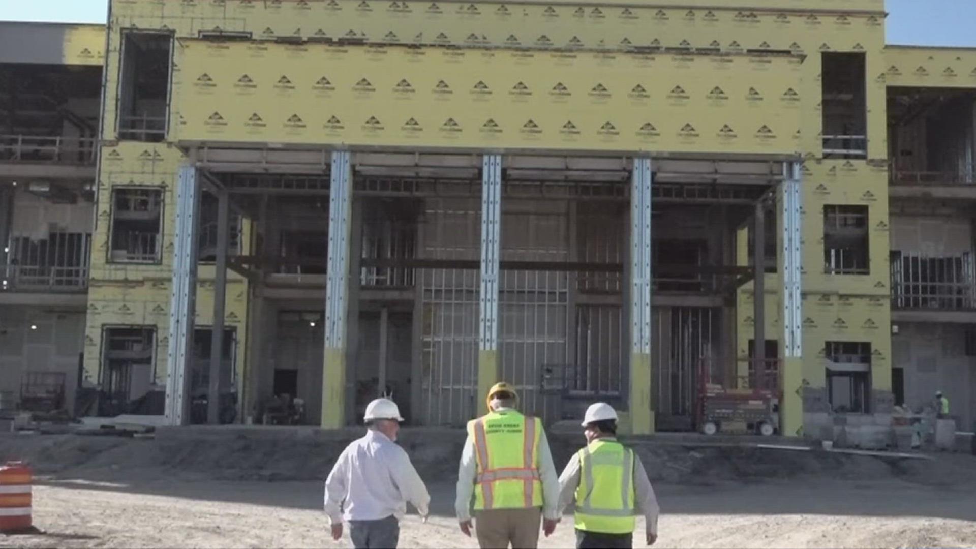 San Patricio County $63 million judicial building almost complete ...
