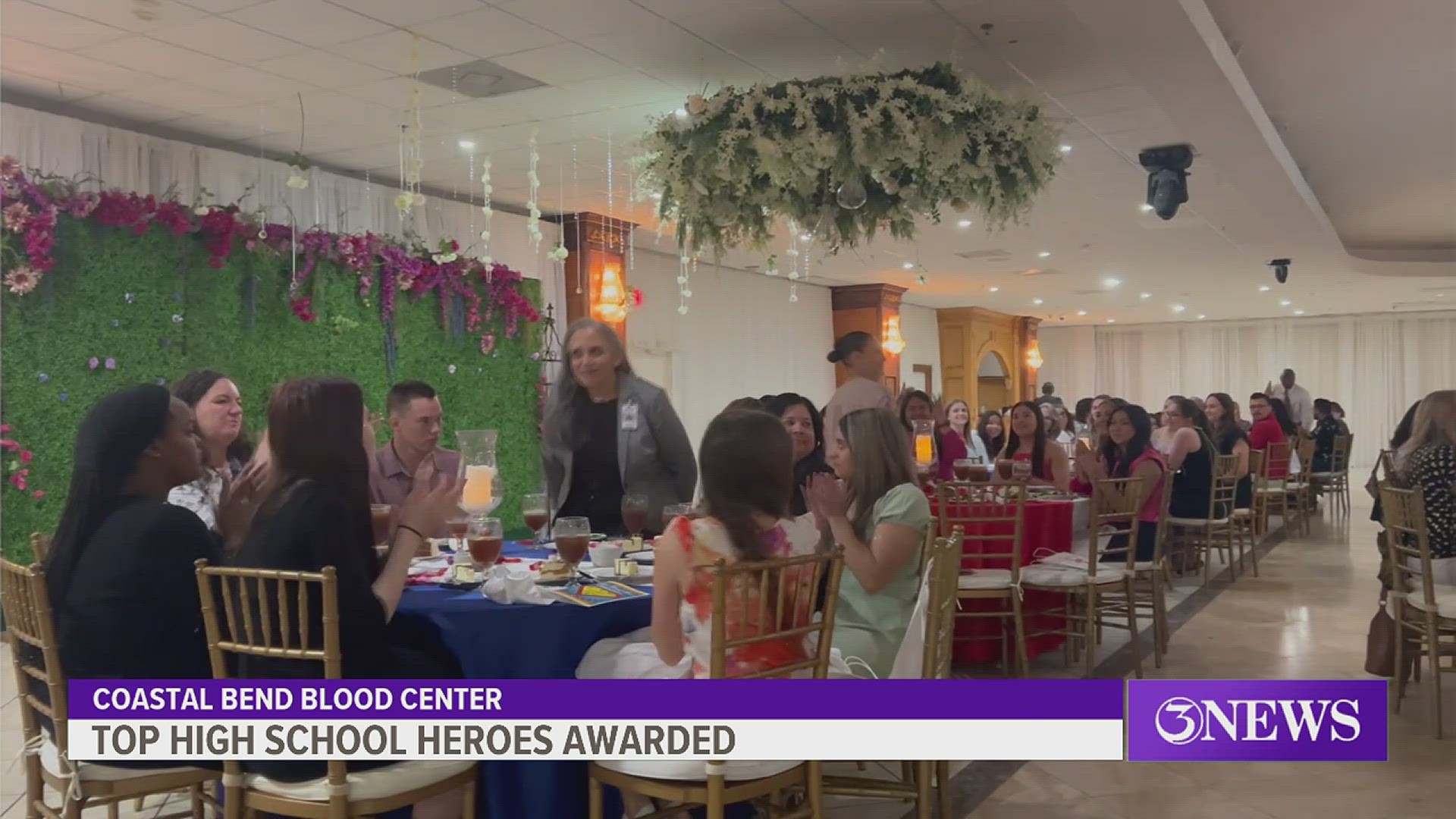 The Coastal Bend Blood Center's annual High School Heroes Awards luncheon recognizes high schoolers across 52 districts on their blood drive initiatives.