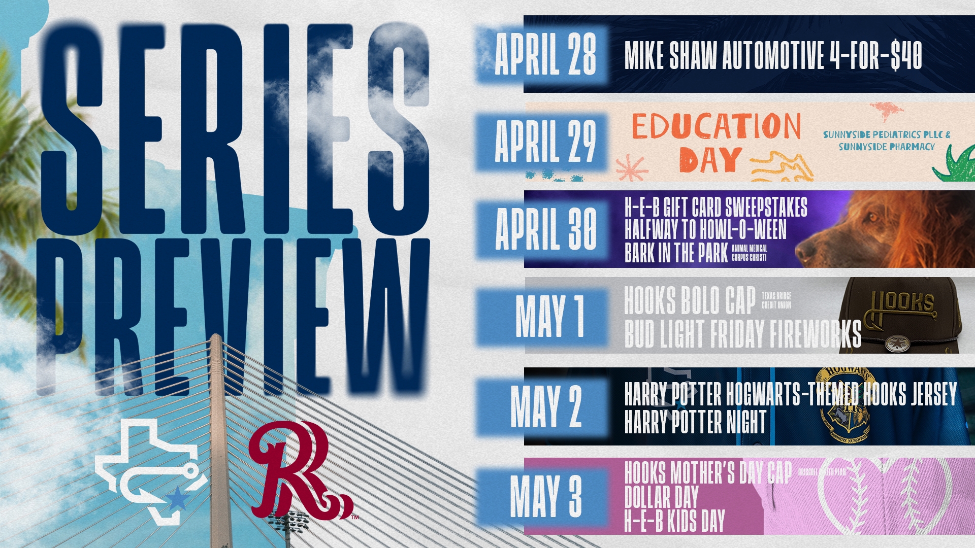 Corpus Christi Hooks homestand schedule packed with promotions and ...