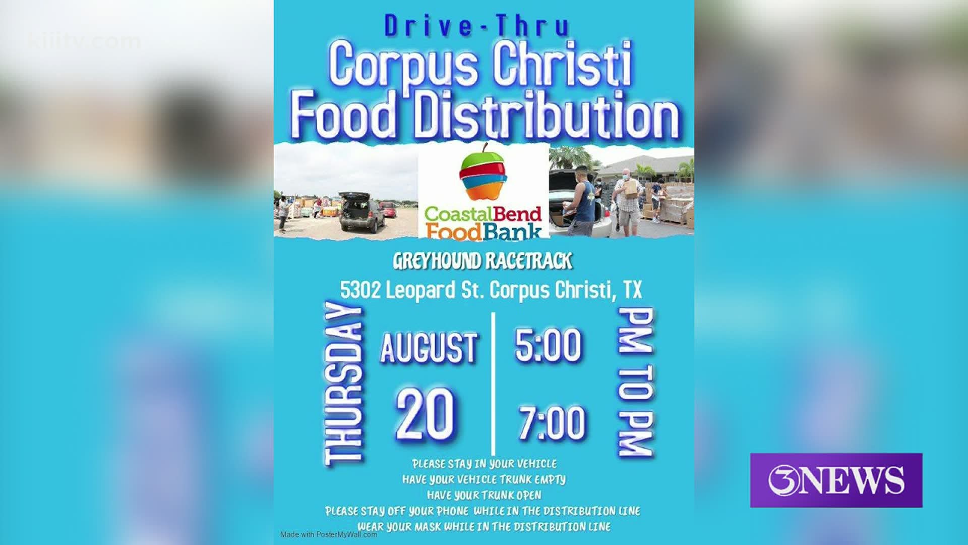 Here is a list of free food distribution sites.