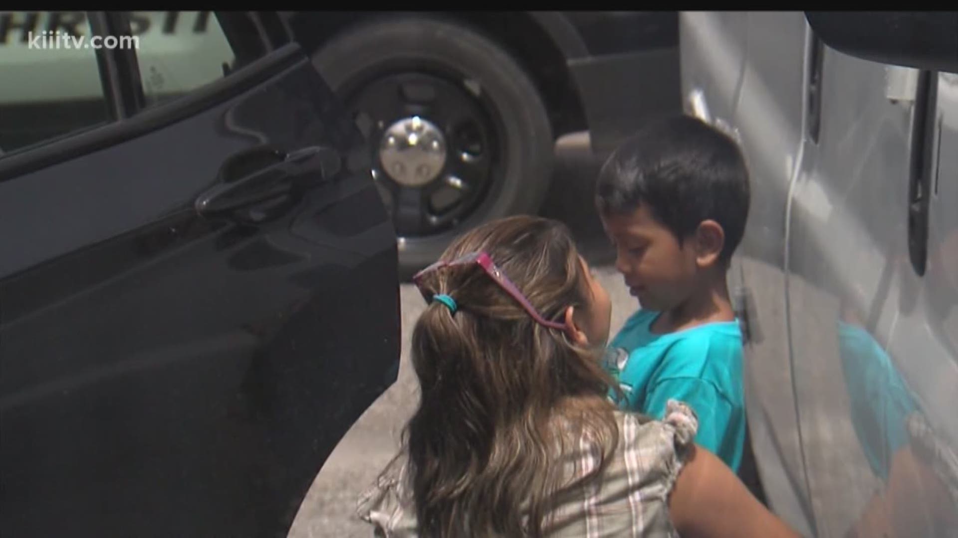 Mother and child reunited in Corpus Christi