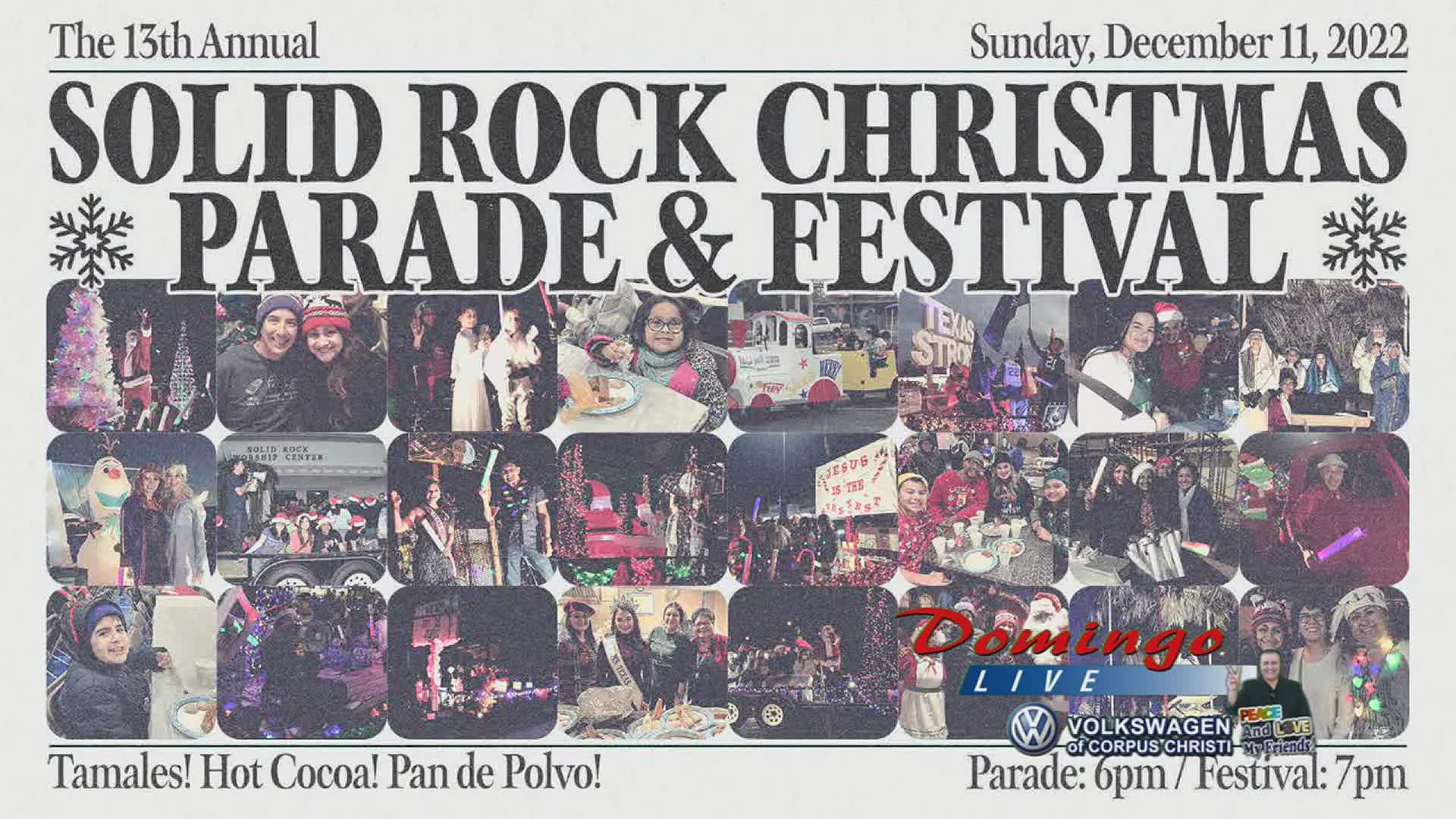 Pastor Steve Coronado of the Solid Rock Church joined us live to tell us about the church's Christmas parade, festival and toy drive.