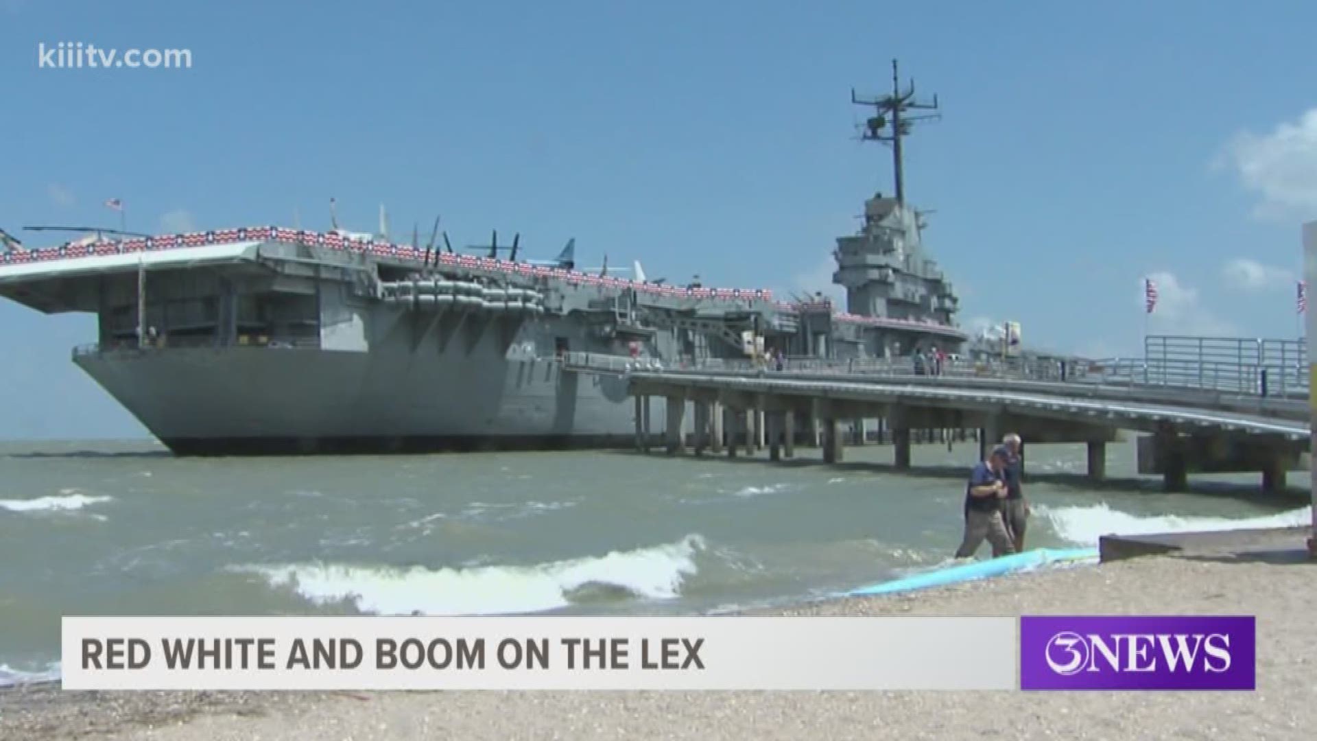 Residents can watch the best viewing party in Corpus Christi Thursday night on board the U.S.S. Lexington.