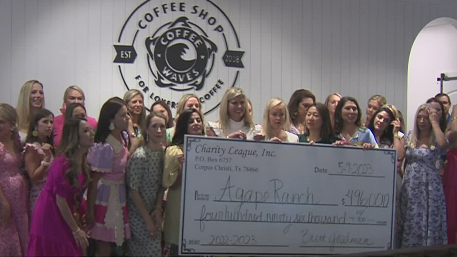 Agape Ranch receives donation from the Charity League of Corpus Christi