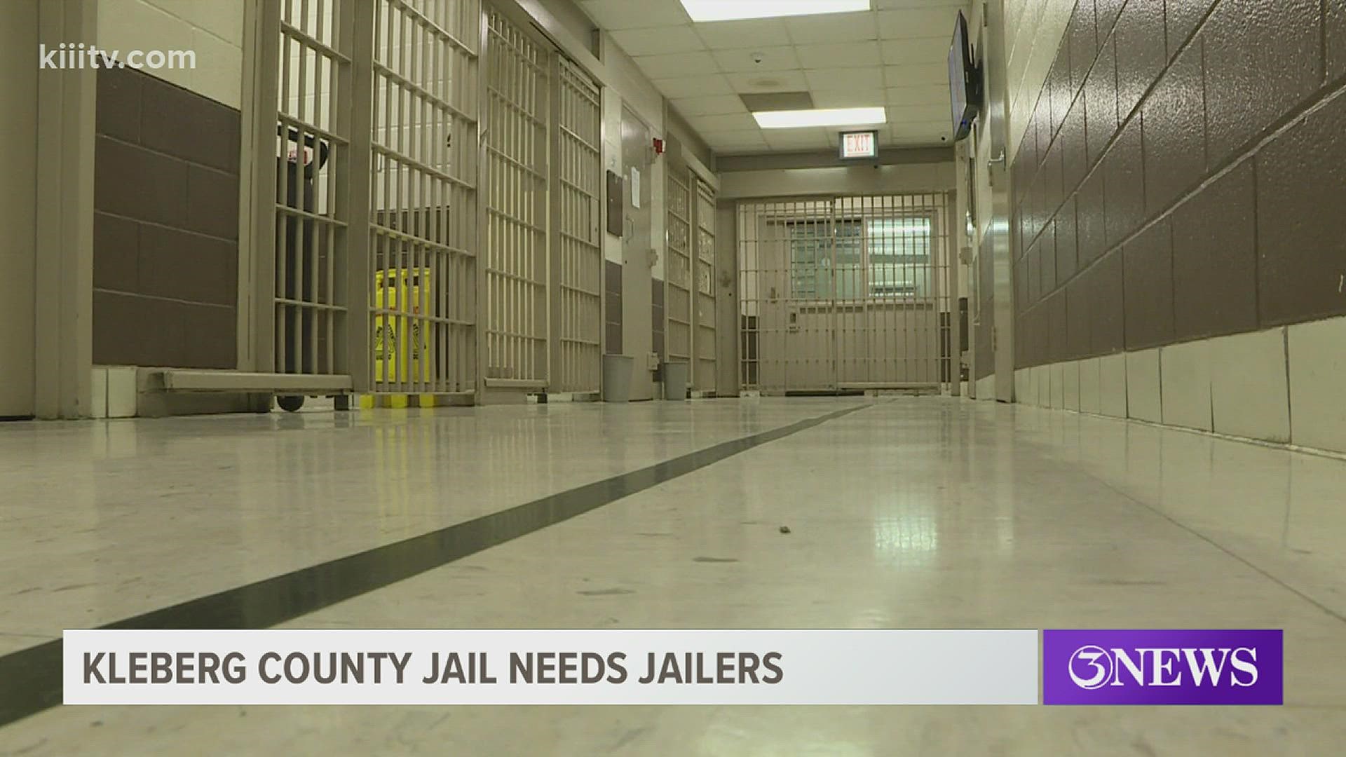 Six positions currently remain open in Kleberg County. In an effort to fill those vacancies the county has raised starting pay for jailers to 14-50 an hour.