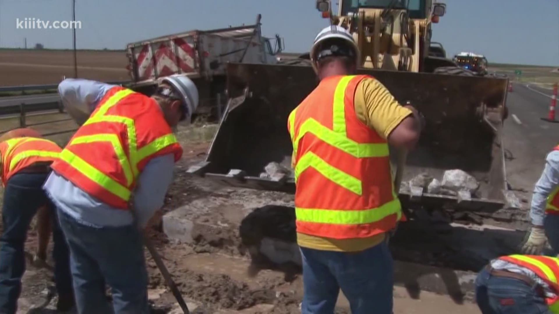 SH 358 (SPID) ramp reversal project continues | kiiitv.com