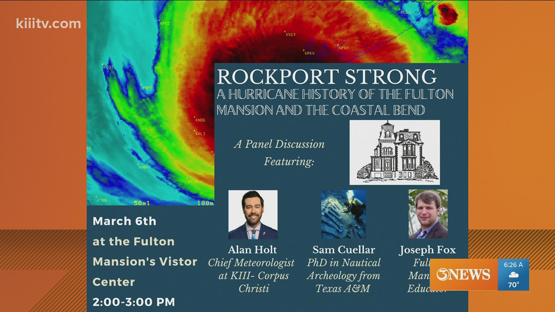 Join our Chief Meteorologist Alan Holt with a panel on the science and history of hurricanes in the Coastal Bend.