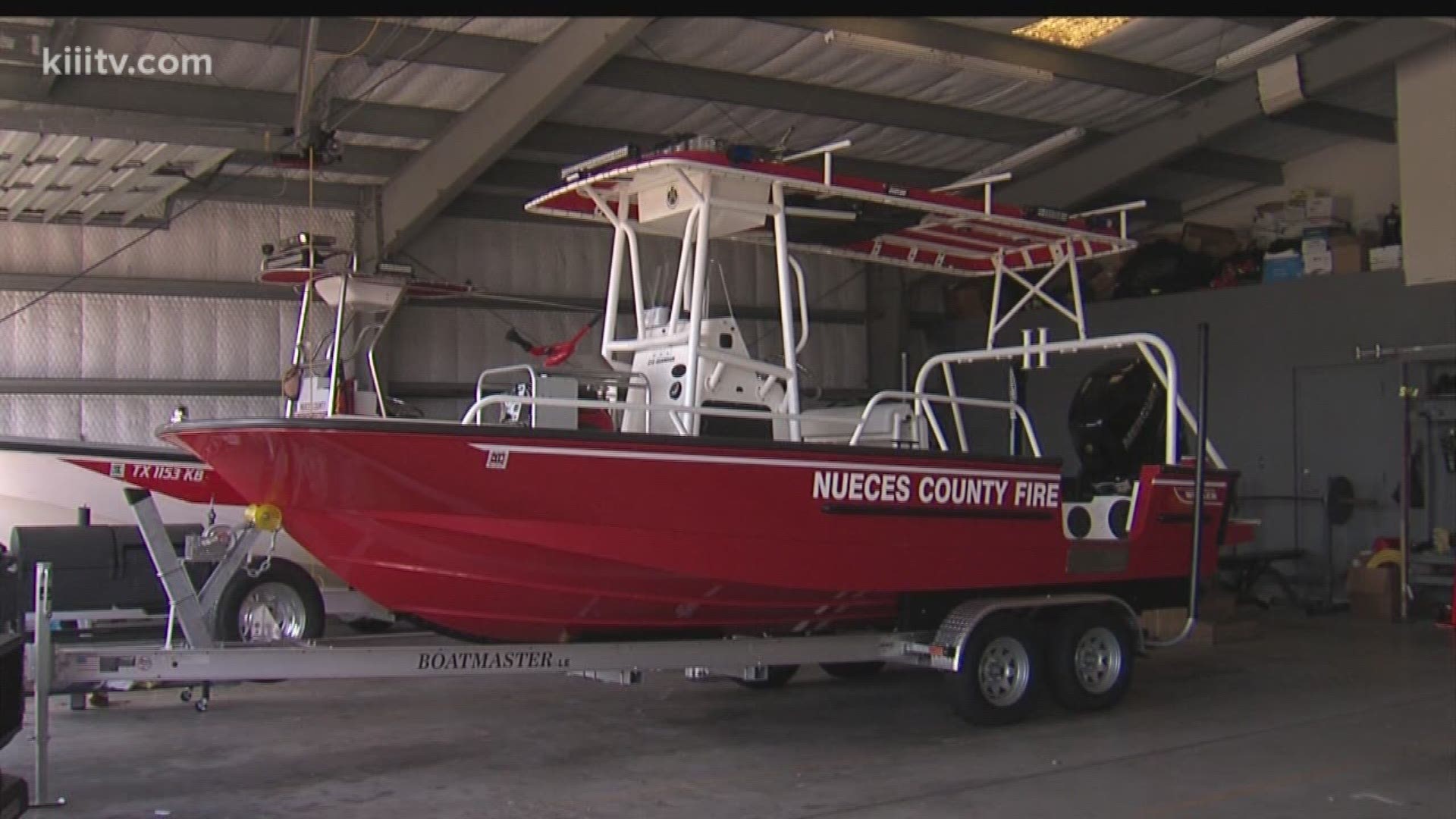 The new boat cost $135,000 and comes equipped with a pump that can spray up to 400-gallons of water a minute to help put out fires.