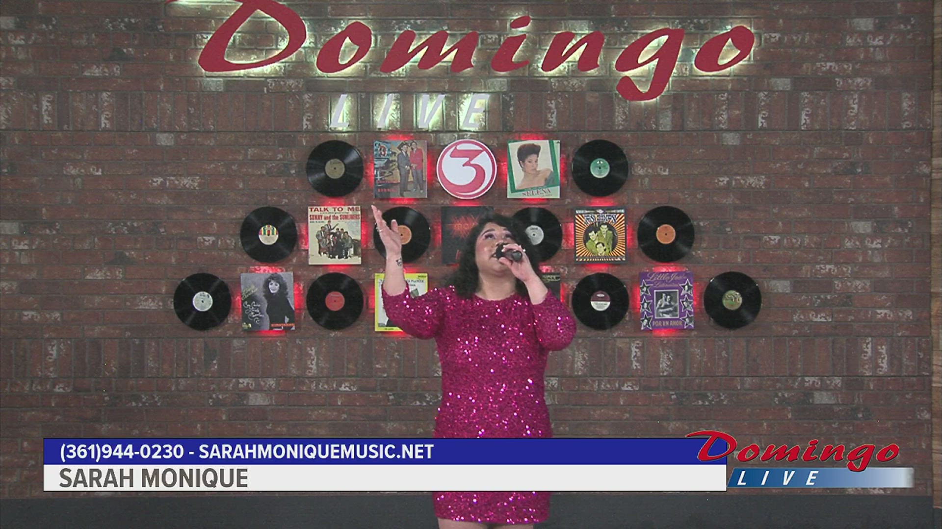 Tejano-Gospel singer Sarah Monique joined us live to perform her single "Supe Que Me Amabas" on Domingo Live.
