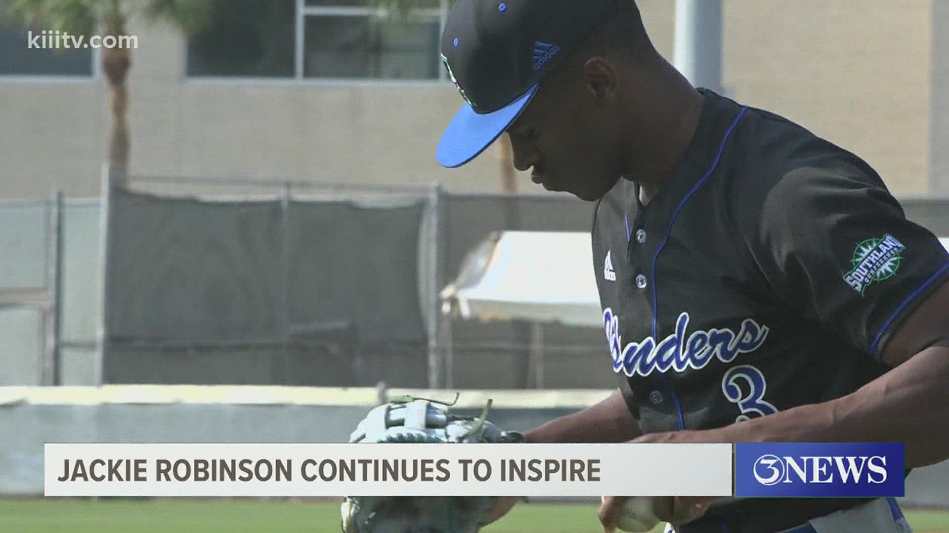 Tre Jones of the Islanders Baseball team said because of Jackie Robinson, he can inspire young athletes who want to play at the next level.